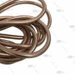 cordoncino rosa gold metallizzato  - 1 mt